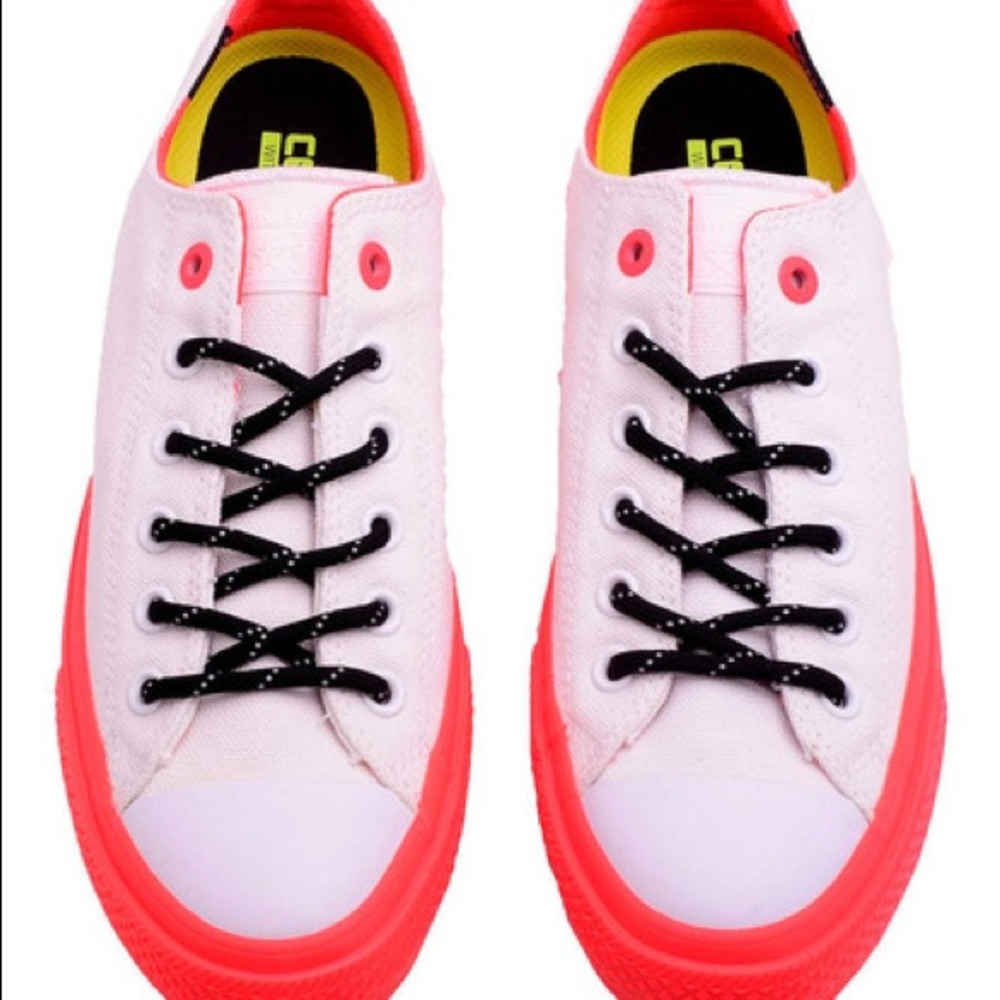 Converse Chuck All Star II 2 Ox Low Top White orange multiple sizes